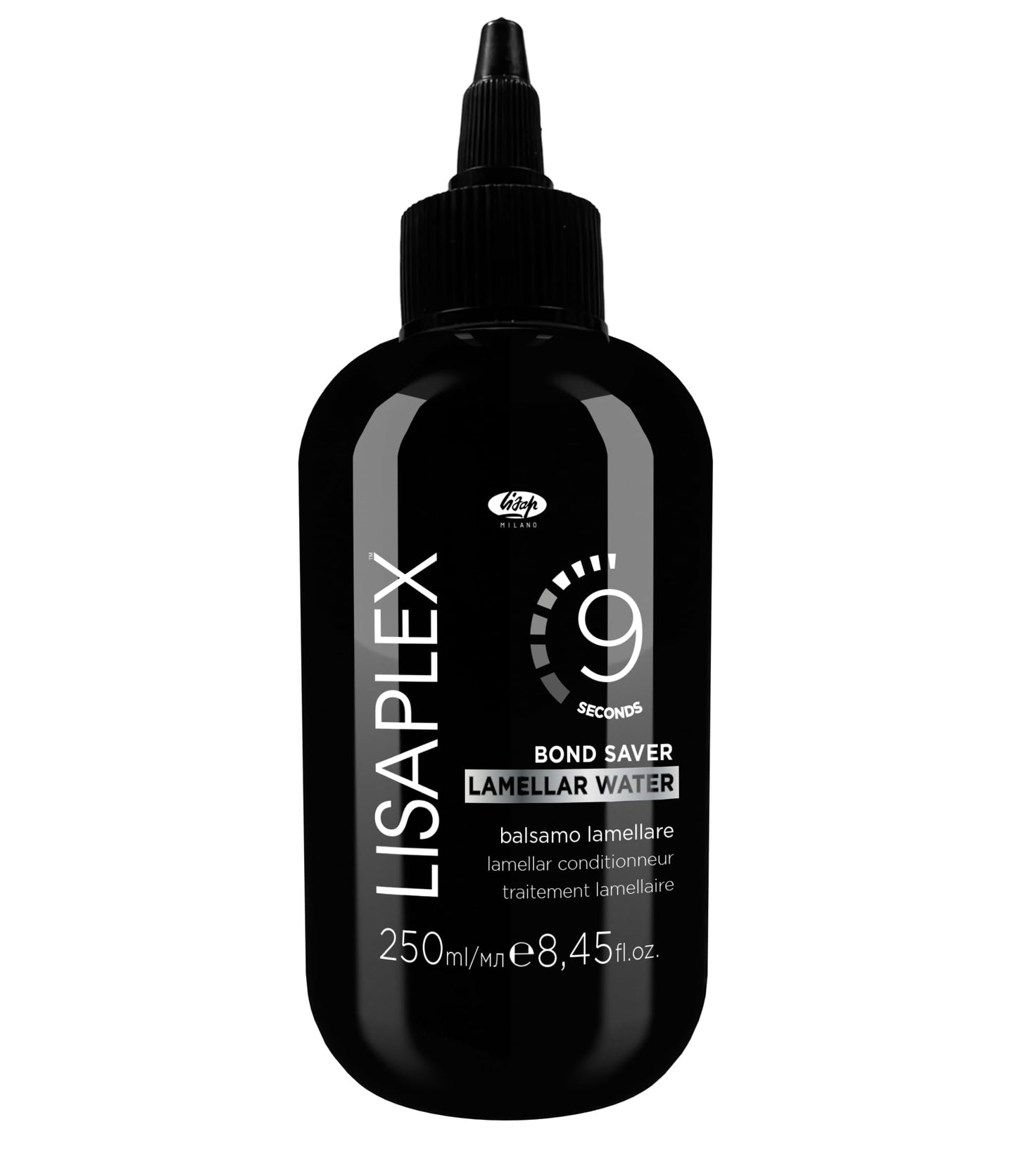 Lisaplex Lamellar Water Works in just 9 Seconds Detangling, Frizz-reducing, Repairing Improves Softness and Shine Reduces Blowdrying Time (8.45 Oz)