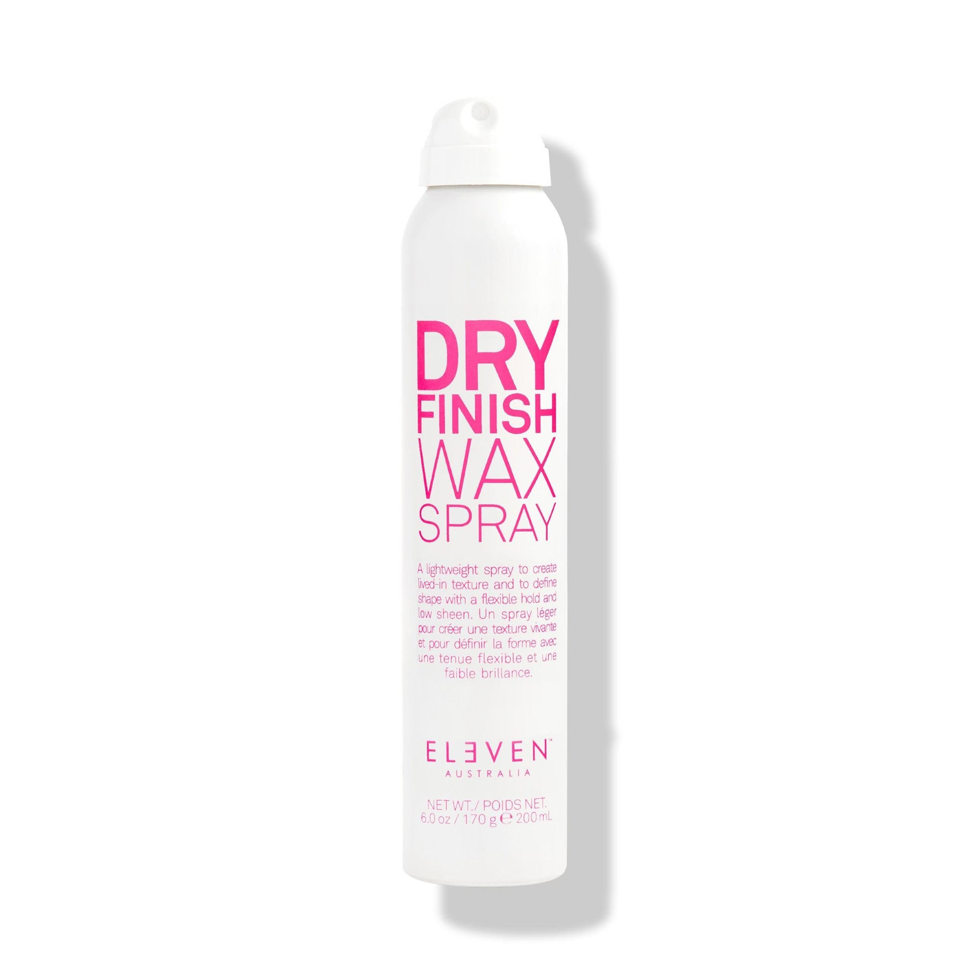 ELEVEN AUSTRALIA Dry Finish Wax Spray - Lightweight, Non-Greasy Spray for Texture, Definition & Hold - Adds Volume & Matte Finish - 6 Oz