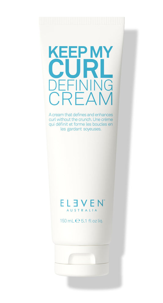 ELEVEN AUSTRALIA Keep My Curl Defining Treatment - Lightweight Curl Cream for Enhancing Natural Curls, Reduces Frizz, Adds Bounce & Shine, Hydrating Formula, Sulfate-Free & Paraben-Free