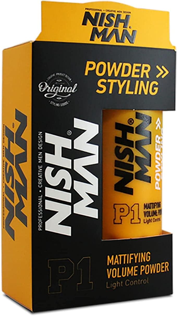 nishman Hair Styling Series (P1 Hair Styling Powder Wax, 20gr)