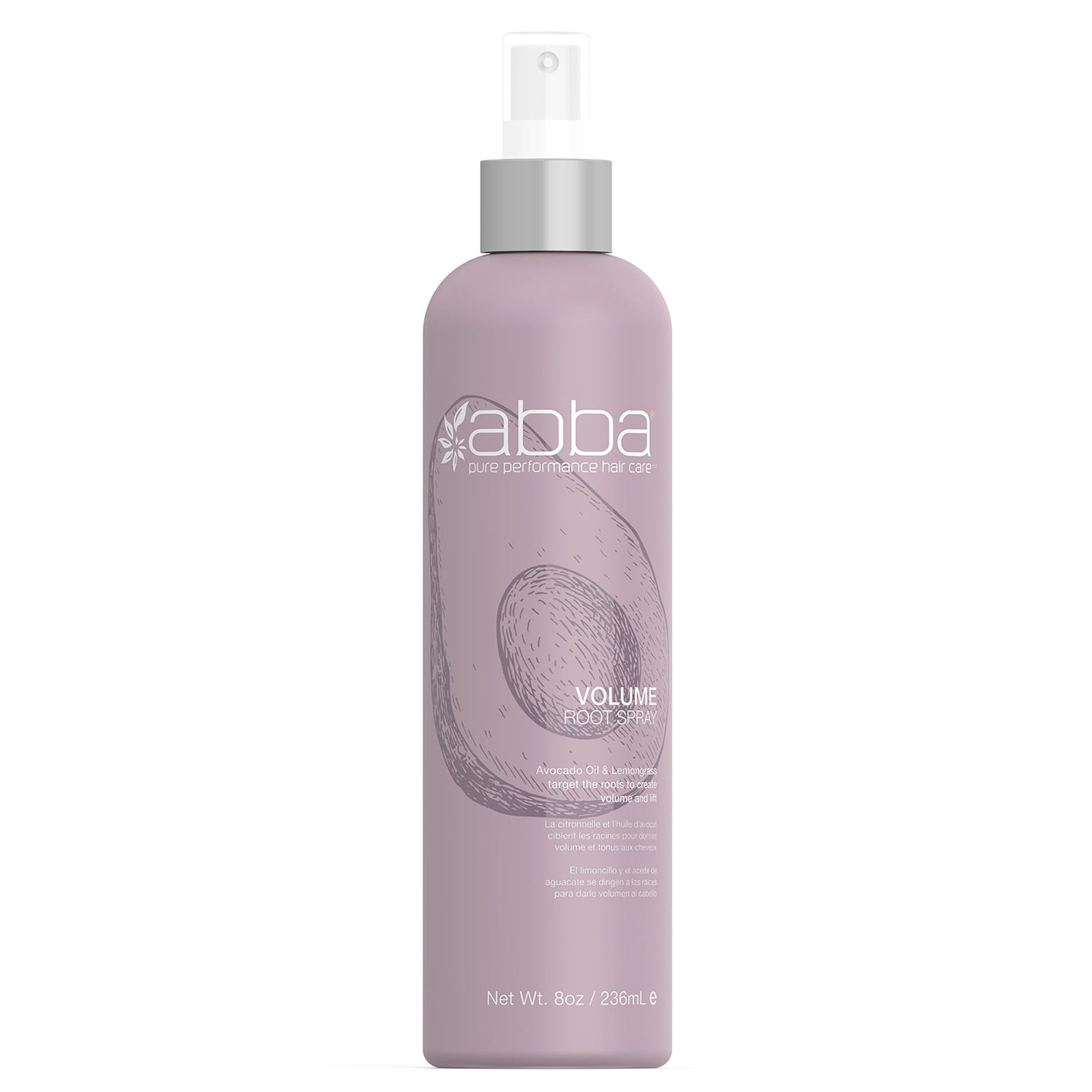 ABBA Volume Root Spray Avocado Lemongrass 8 Fl Oz