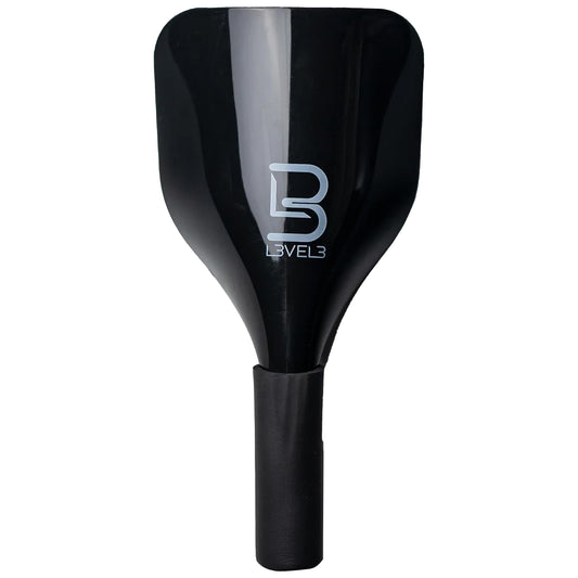 Level 3 Face Shield Protector - Face Shields from Spray Products - Foam Handle for Non Slip Grip - Perfect for Barbers and Hair Stylists