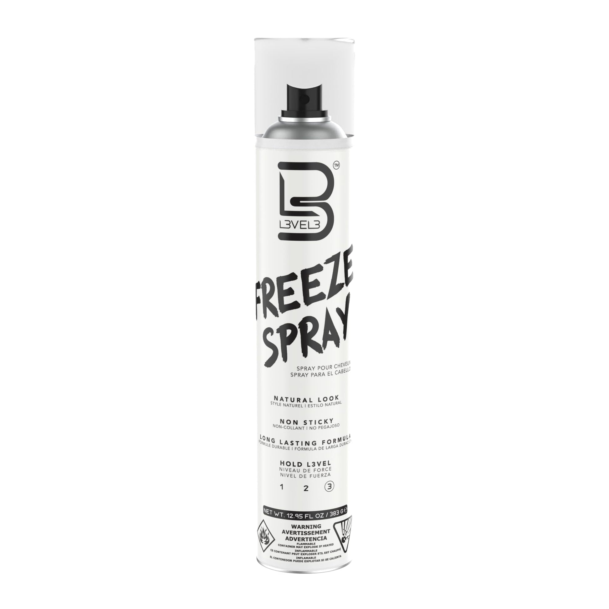 L3 Level 3 Hair Spray - Long Lasting and Strong Hold Hair Spray
