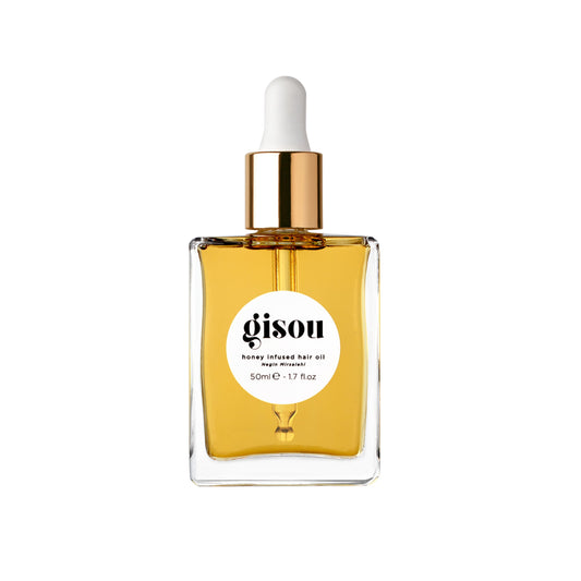 Gisou Honey Infused Hair Oil, Award-Winning Hydration, Frizz Control & Shine Treatment, Mirsalehi Honey & Botanical Oils, Heat Protection up to 450¡F, Lightweight Non-Greasy Oil for All Hair Types