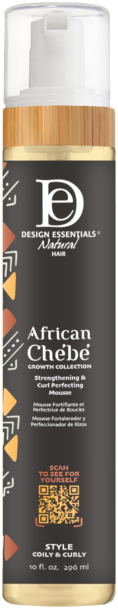 Design Essentials African Chebe Strengthening & Curl Perfecting Mousse
