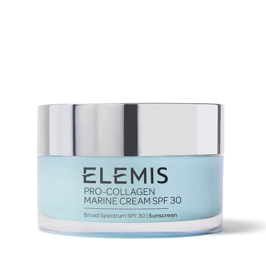 ELEMIS Pro-Collagen Marine Cream SPF 30, Lightweight Anti-Wrinkle Daily Facial Moisturizer 1.69 Fl Oz (50 ml)