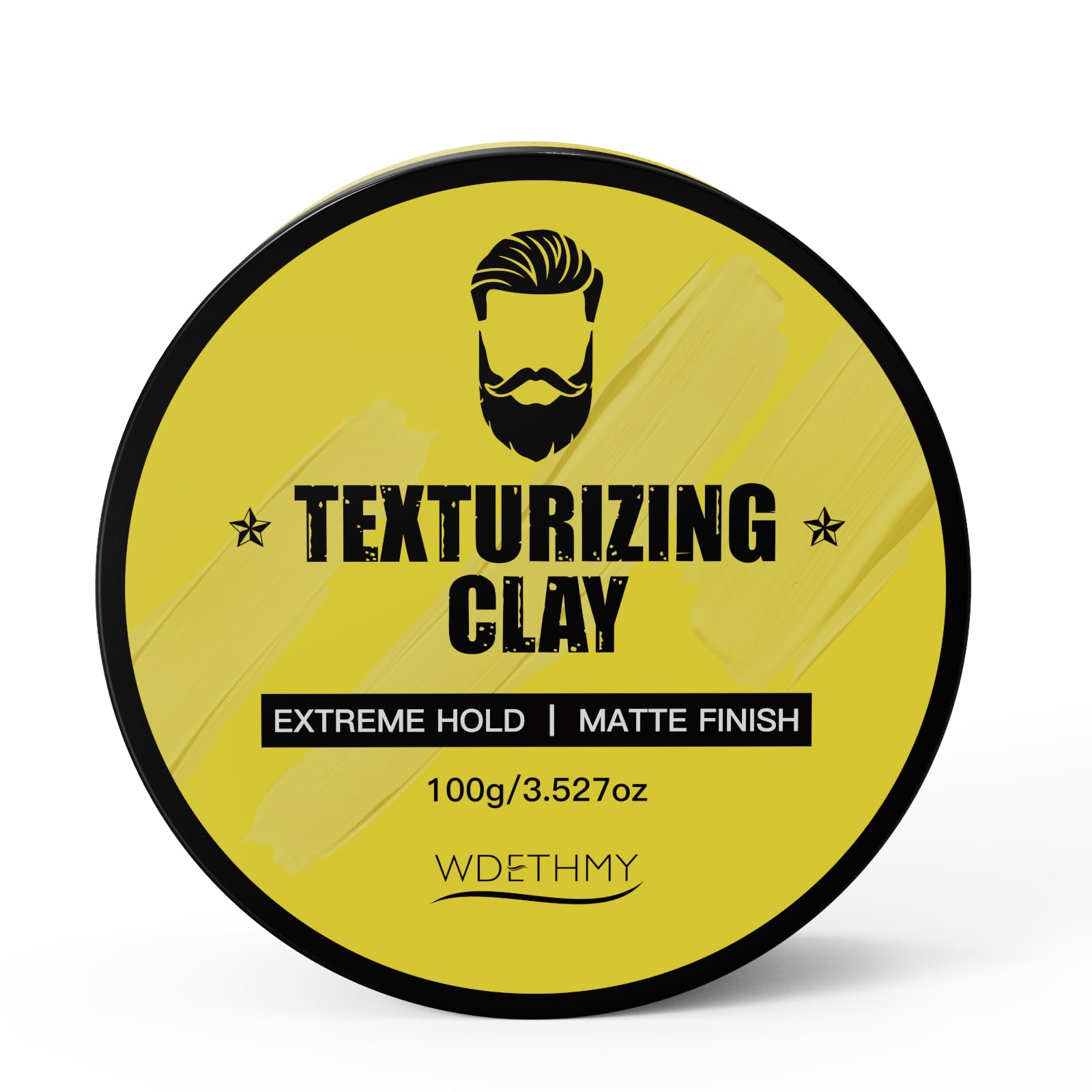 Hair Clay For Men, Extreme Hold & Matte Finish Molding Hair Styling Products, 24 Hours Hold and Easy Wash Hair Wax Paste, No-greasy Formula, Volumizing & Texturizing Men's Hair Clay Paste