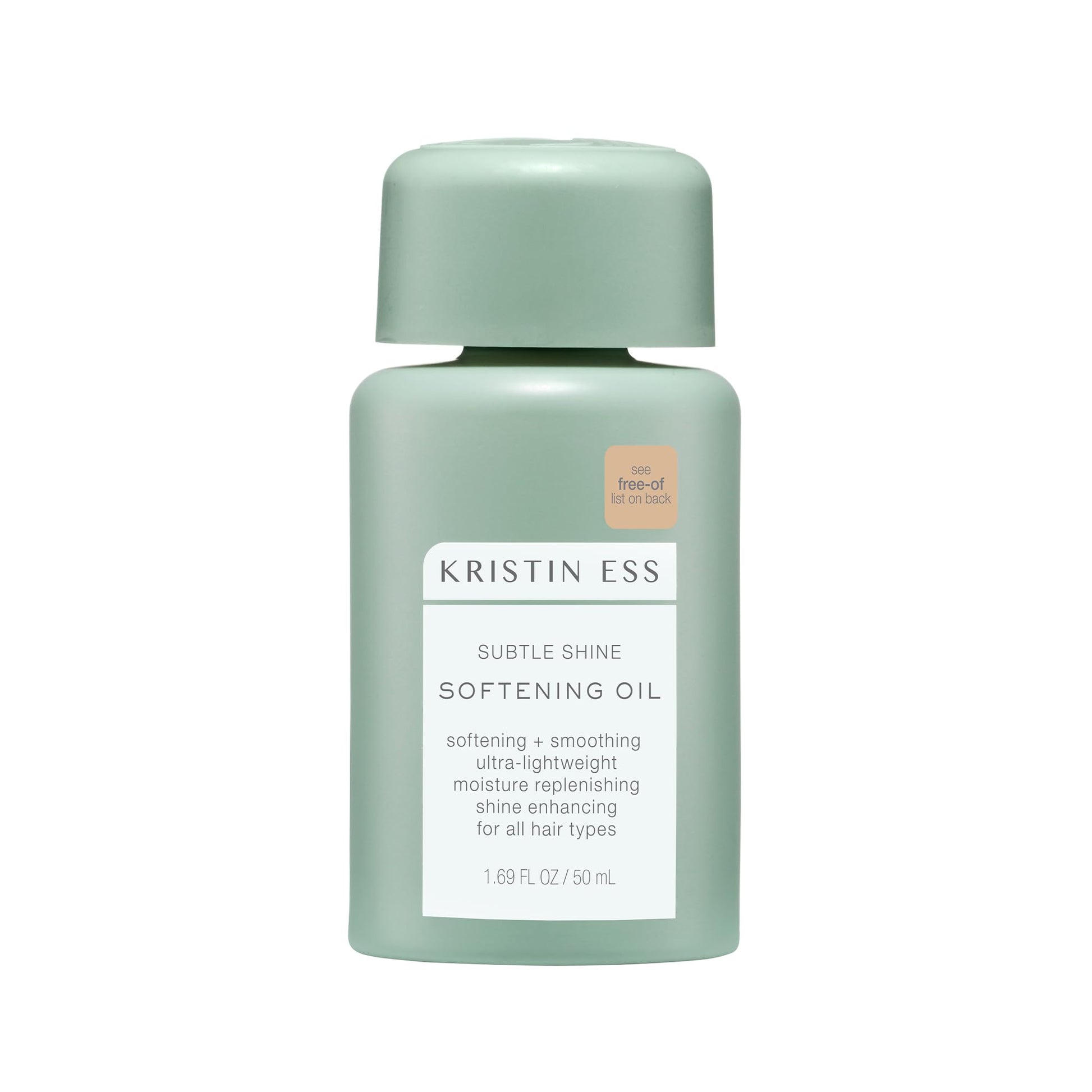 Kristin Ess Softening & Smoothing Lightweight Hair Oil - Treat + Moisturize for Shiny Hair - Color Safe Formula - Paraben, Phthalate and Sulfate Free 1.69 fl oz