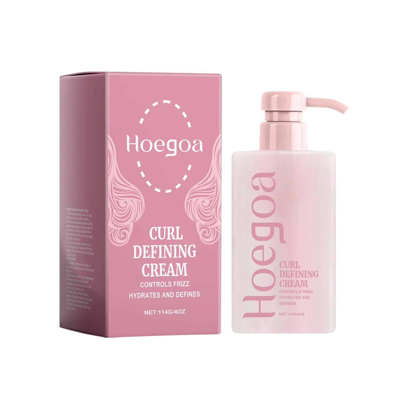 Curl Defining Cream, Curl Cream for Curly Hair Anti Frizz,Moisturizing, Smoothing for Curly & Wavy Hair(1PC)