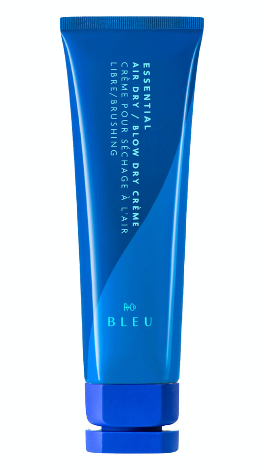 R+Co BLEU Essential Air Dry Blow Dry Creme | Lightweight Heat Protectant Styling Cream for Frizz Control + Hydration & Shine | Nourishing Hair Smoother for All Hair Types