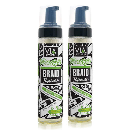VIA Freestyle Braid Foamer - pack of 2