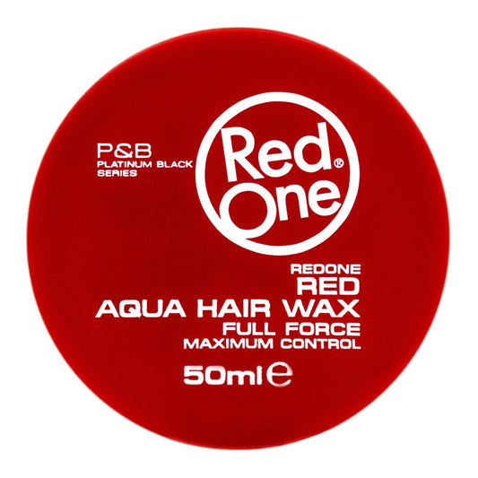 Redone Hair Styling Aqua Wax - 50 ml/1.69 Fl Oz Travel Size | Edge Control | Ultra Hold Hair Gel | Strawberry Scent | For Men & Women's Maximum Control