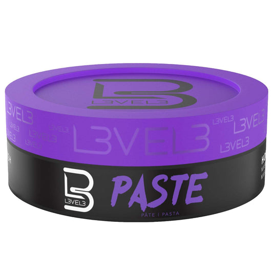 L3 Level 3 Paste - Long-Lasting Hold - Improves Strength and Volume of Hair Protects Against Hair Damage - Level Three Men Styling Product
