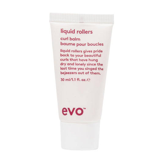 evo Liquid Rollers Curl Balm - Hair Styling Balm - Enhances Natural Curls, Protects Frizz & Improves Overall Condition