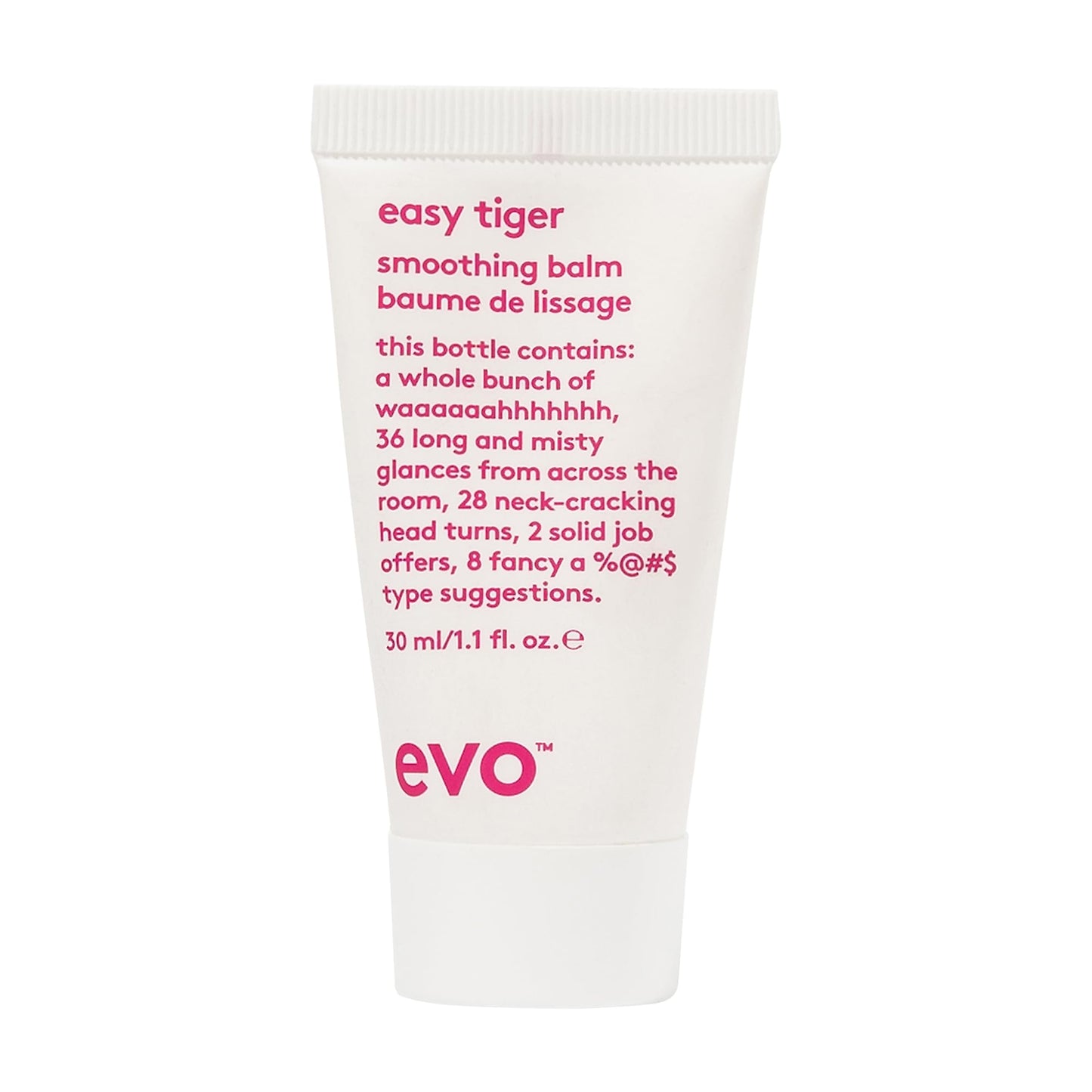 evo Easy Tiger Smoothing Hair Balm - Hold Styling Balm for All Hair Types - Provides Hair Smoothing & Reduces Frizz