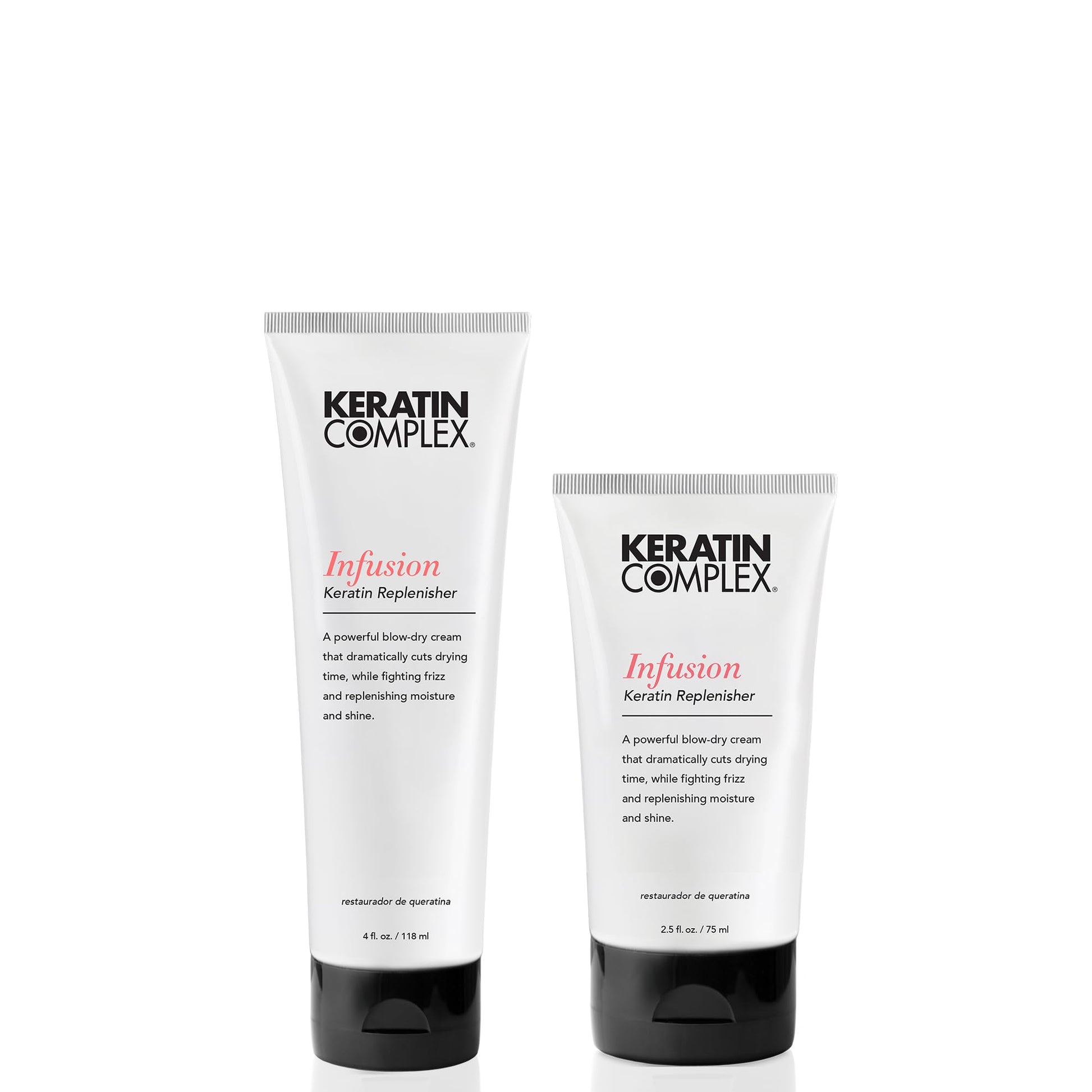 Keratin Complex - Infusion Keratin Replenisher - 2.5 fl oz and 4 floz, 2 pack