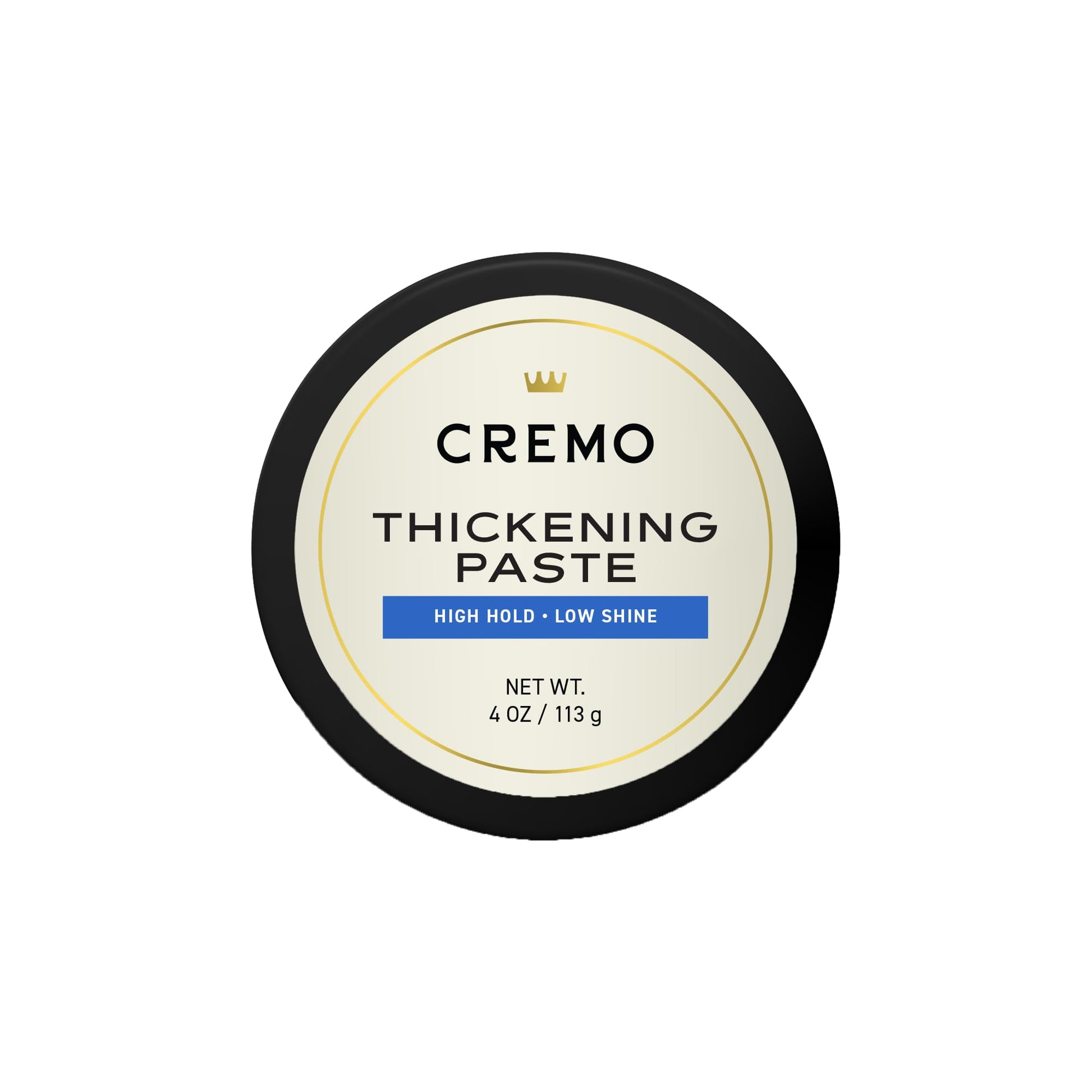 Cremo Mens Hair Paste - Premium Barber Grade Thickening Paste with High Hold and Low Shine, 4 Oz
