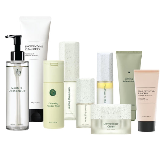 For RIIIMAN-INCELL Skincare Collection Set, 8-Piece Ritual Kit with Cleansers, Moisturizers and Sunscreen
