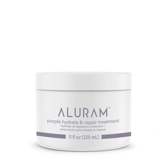 ALURAM Purple Hydrate & Repair Hair Treatment, Intense Moisture Infusion, Clean Hydration Boost for Silver & Color Treated Hair,11 Fl Oz