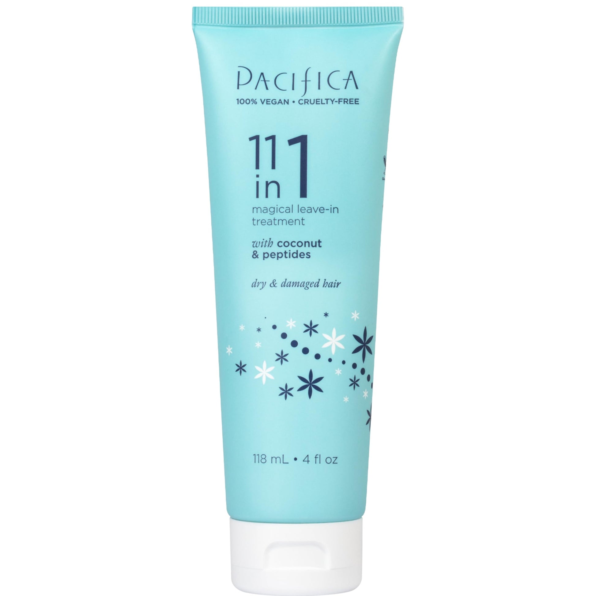 PACIFICA Leave In Conditioner - 11 in 1 Magical Hair Treatment - Strengthen & Repair Damaged Hair - Deep Conditioning for Dry Hair Adds Shine & Anti-Frizz for Straight, Wavy & Curly Hair Care, Vegan