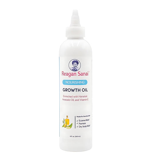 Nourishing Natural Hair Growth Oil 8 oz Organic Hair Oil made with Pure Essential Oils for Hair Regrowth - Dry Scalp Treatment For Longer, Thicker, Soft, Shiny and Healthy Hair