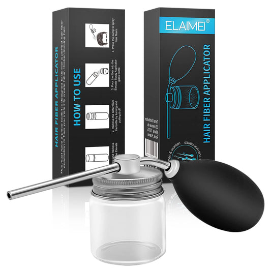 ALIVER Hair Fibers Spray Applicator for Thinning Hair,Portable Powder Spray Bottles,Hair Styling Tools, Nozzle Pump Atomizer for Hair Care,Dry Glitter/Mica Powder Dispenser,Multi-Purpose