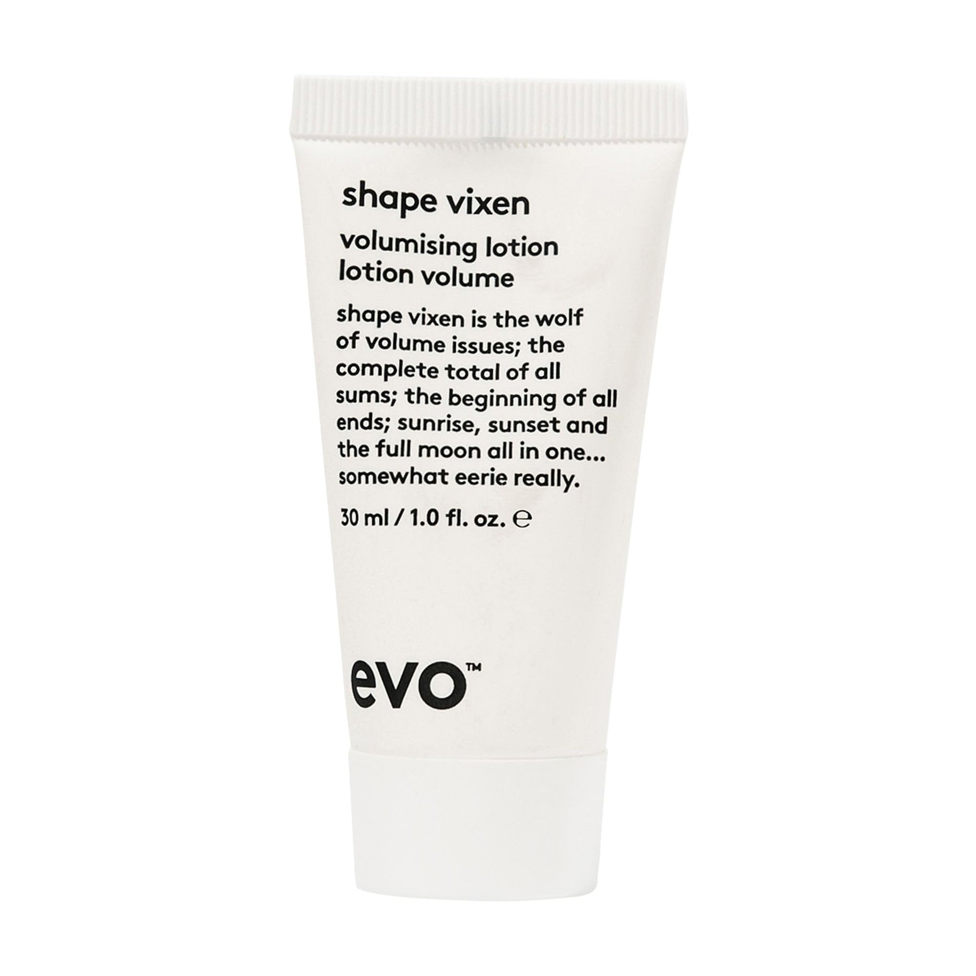 EVO Shape Vixen Volumizing Lotion - Professional Hair Styling Blow Dry Texture Mask for Fine Thin Straight Hair