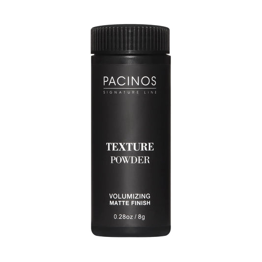 Pacinos Texture Powder - Lightweight Root Lifting Powder with Matte Dry Finish for Texture, Volume & Thickness - Shaker Bottle for Easy Hair Styling, 8g