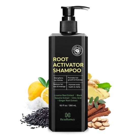 Root Activator Shampoo for Men: Hair Growth Shampoo for Hair Loss and Thinning Hair - 10.1 fl oz / 300 mL