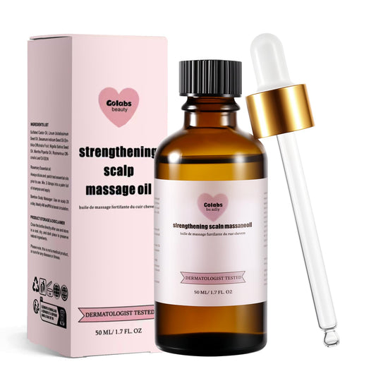 Go-labs Beauty Hair Oil for Women - Natural Hair Growth Oil, Soothes Scalp & Reduces Dandruff, Strengthens Thin Hair for Voluminous Shine.