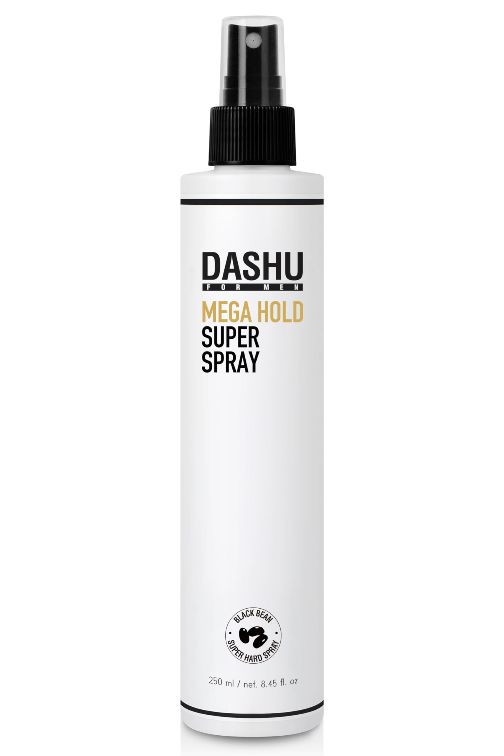 DASHU Premium Mega Hold Super Spray 8.45fl oz Extra Strong Hold, Dryness Prevention, All-Natural Ingredients