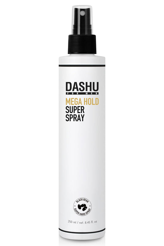 DASHU Premium Mega Hold Super Spray 8.45fl oz Extra Strong Hold, Dryness Prevention, All-Natural Ingredients
