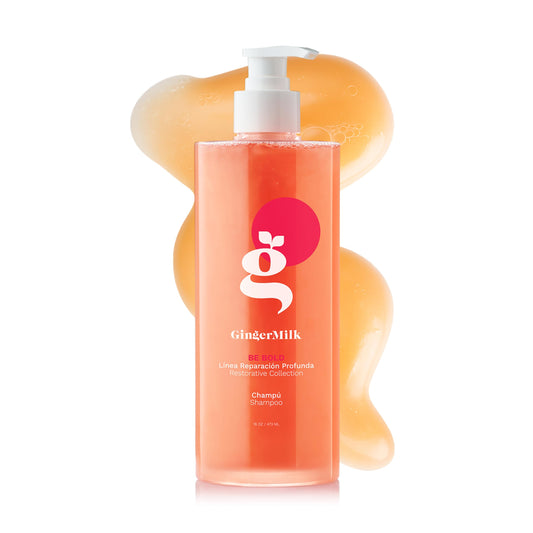 Intensive Repair Shampoo for Dry/Damaged Hair due to Coloring, Chemical Processes, hot styling tools and dryers | BE BOLD