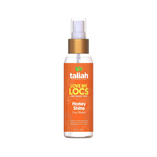 Taliah Waajid Love My Locs Honey Shine Loc Sheen | Daily Moisturizing, Alcohol-Free Refreshing Shine Spray, Hair Scalp Moisturizer 4 fl oz