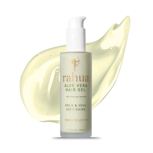 Rahua Aloe Vera Hair Gel, 4 Fl Oz, Flexible Smooth Soft Hold Styling Gel with Cucumber & Chlorophyll, Shine Finish, Hair Care for All Hair Types, Nourishing Natural, Plant-Based Derived Ingredients
