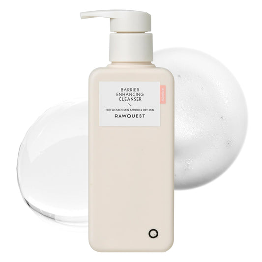 Barrier Enhancing Cleanser for Hydrated, Balanced Skin, Oil Control, Pore Cleansing, Low pH 5.5, Hypoallergenic Vegan Korean SkinCare for Sensitive & Dry Skin Types (6.42 Fl. Oz/190ml)