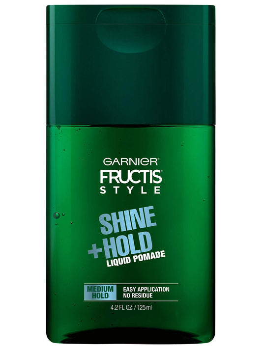 GARNIER Hair Care Fructis Style Shine and Hold Liquid Hair Pomade for Men No Drying Alcohol, 4.2 Fluid Ounce