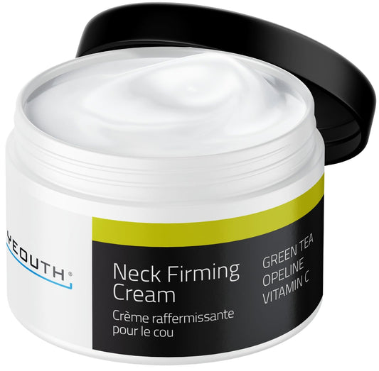 YEOUTH Neck Cream with Vitamin C, Neck Firming Cream for Women and Men, Firming Moisturizer Targets Double Chin, DŽcolletage, and Chest 2oz