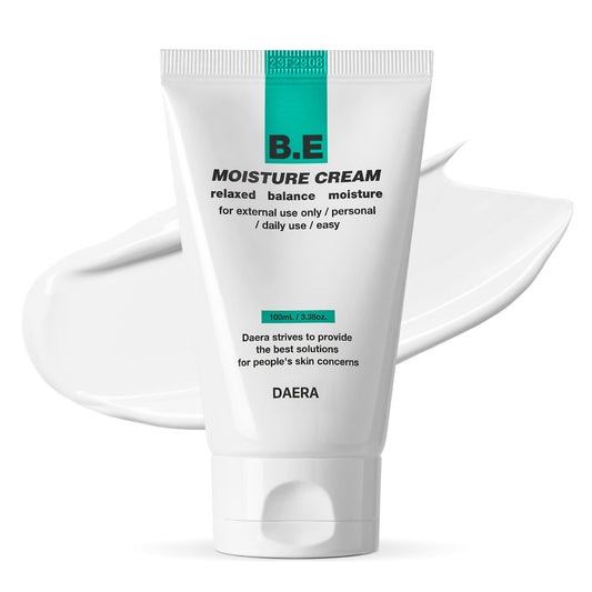 B.E Cream- Korean Moisturizer, Lightweight All Skin Type, Sensitive Skin, Trahalose & Hyaluronic Acid, Centella Asiatica,Fast Absorbing, Lightweight, Korean Skin Care (3.38 oz)