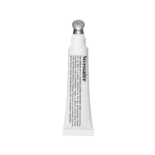 NŽcessaire The Lip Balm | Hydrating Lip Balm for Women and Men, Clear, Mint, Multi-Ceramide, Treatment Balm | Instant Relief for Dry, Chapped Lips | Cooling Hypoallergenic Tip | Non-Sticky (0.5 fl oz)