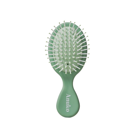 Mini Detangle Brush, Compact Travel Size, Mint Green, Hair Detangling Brush