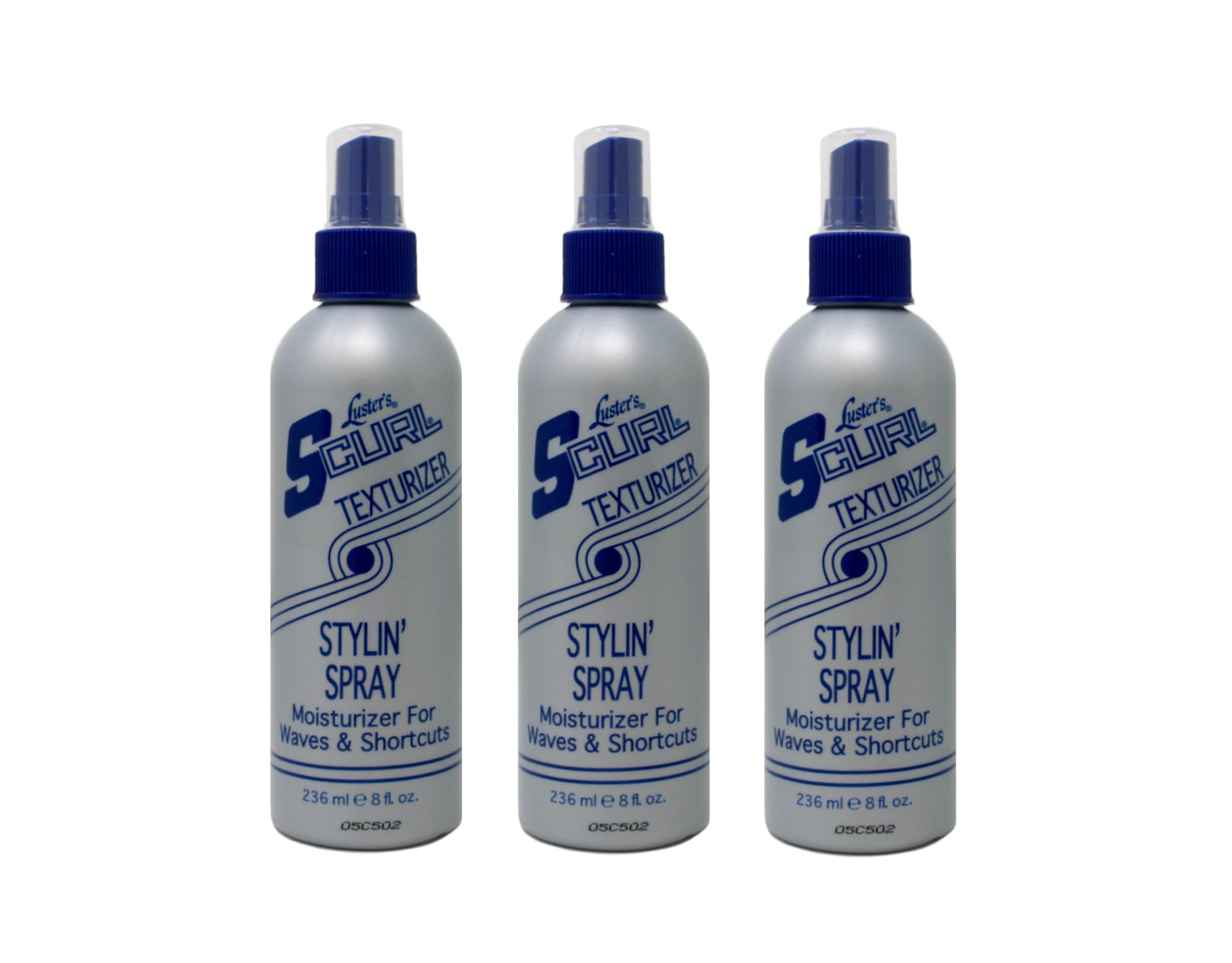 Lusters S-Curl Texturizing 8 Ounce Styling Spray Pump (235ml) (3 Pack)