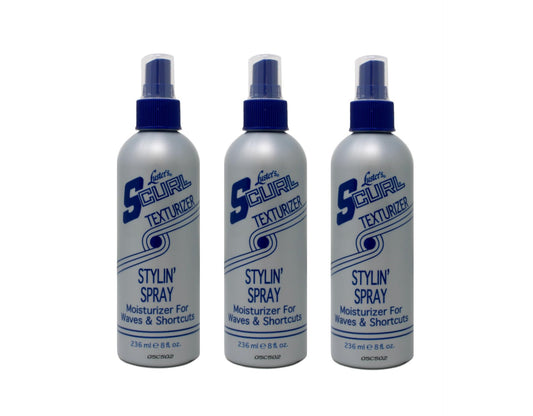 Lusters S-Curl Texturizing 8 Ounce Styling Spray Pump (235ml) (3 Pack)