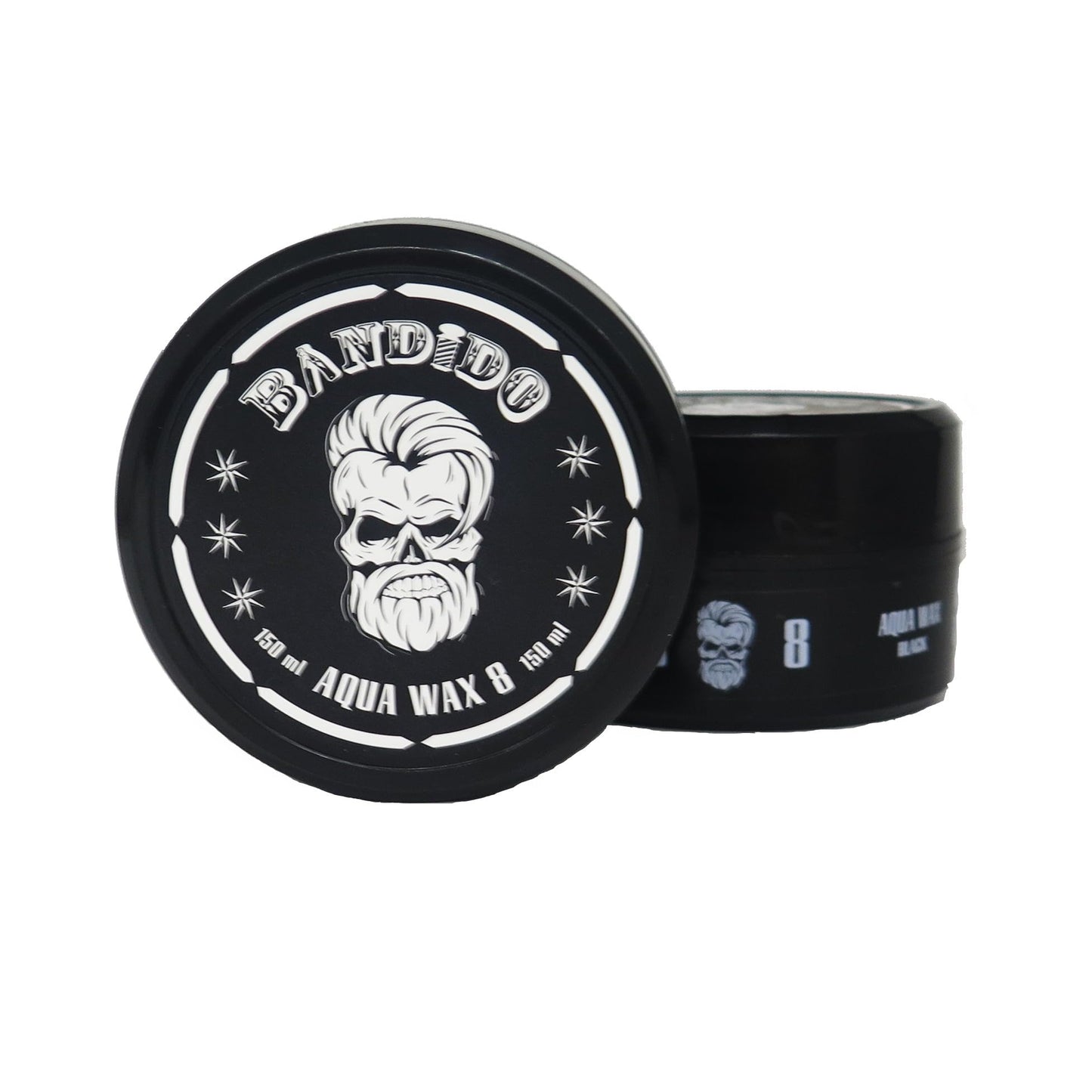 Aqua Wax 8 | 2-Pack | Extra-Strong Hold | Men's Hair Wax, Long Lasting Hold, Easy to Manage | 150ml / 5.07oz