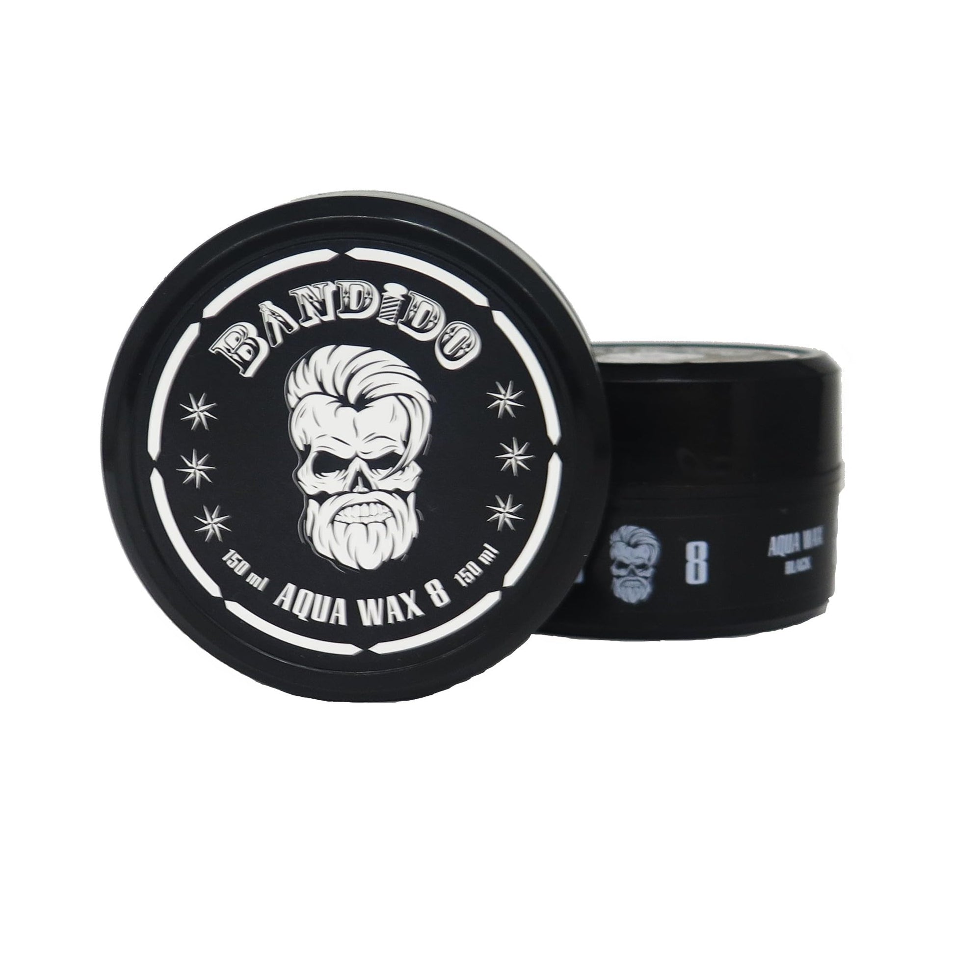 Aqua Wax 8 | 2-Pack | Extra-Strong Hold | Men's Hair Wax, Long Lasting Hold, Easy to Manage | 150ml / 5.07oz