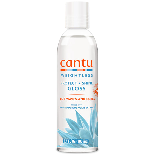 CANTU Weightless Protect + Shine Gloss, 3.4 Fl Oz (100ml)