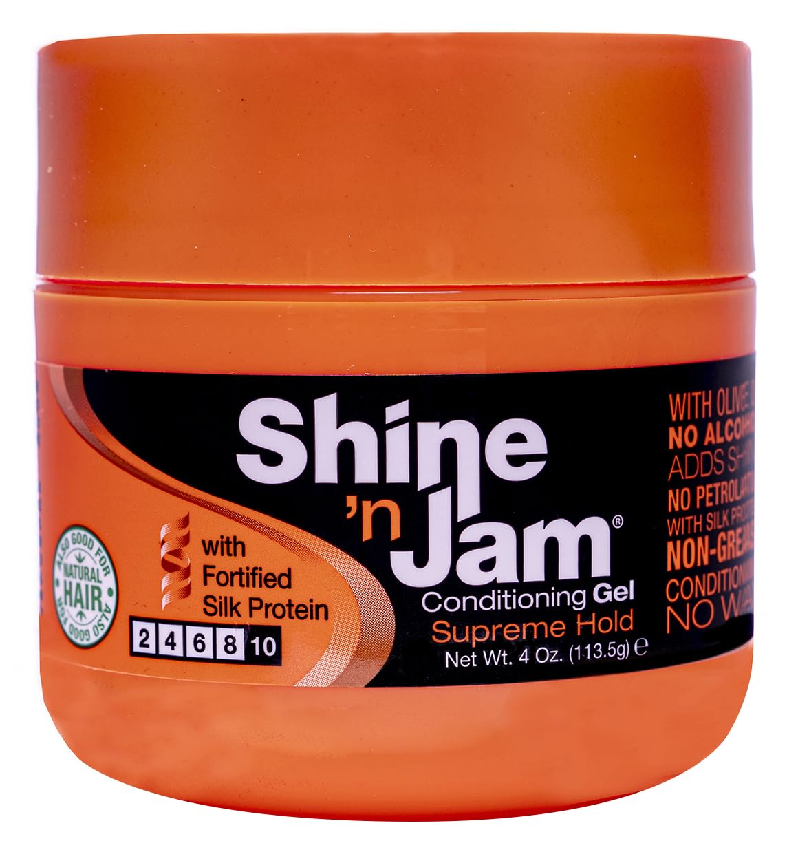 AMPRO Shine 'n Jam Conditioning Gel Supreme Hold 4.0 Oz (Pack of 1)