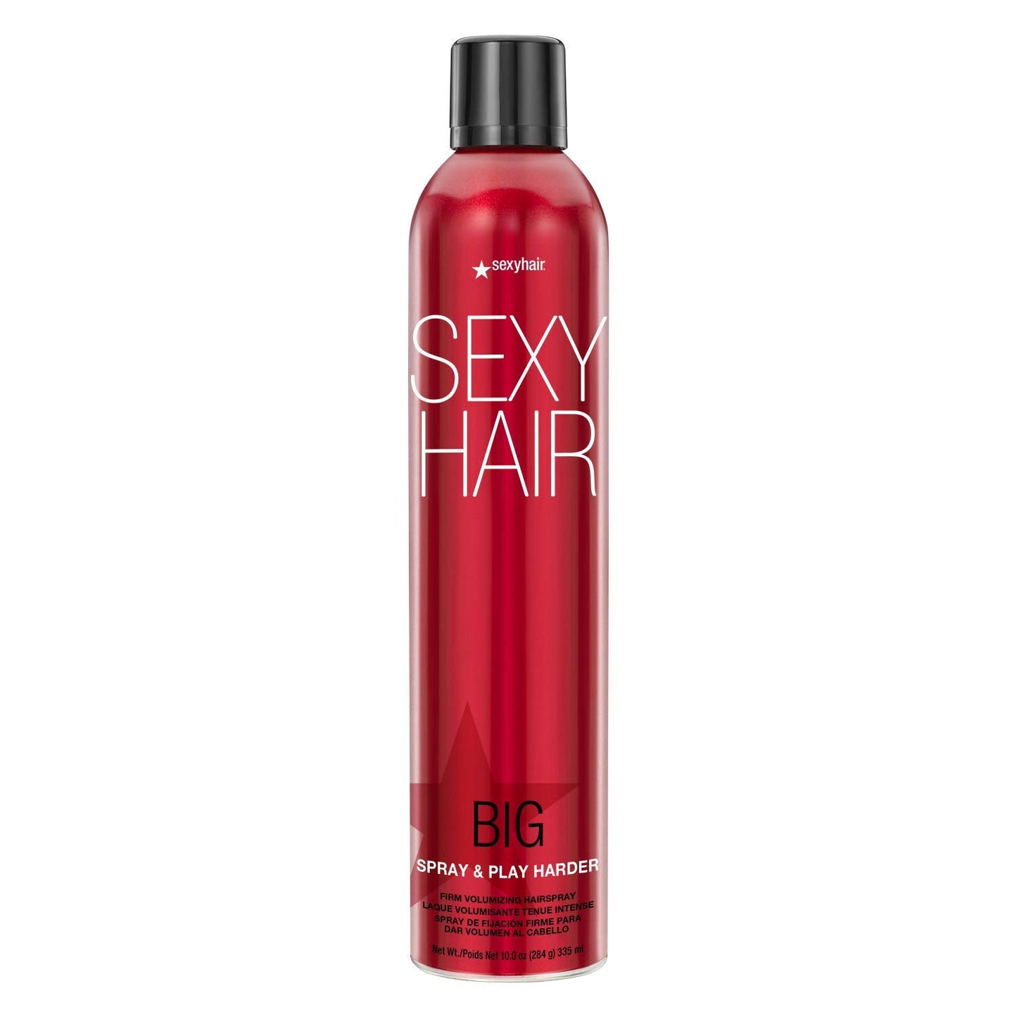 SexyHair Big Spray & Play Harder Firm Volumizing Hairspray | All Day Hold and Shine | Up to 72 Hour Humidity Resistance