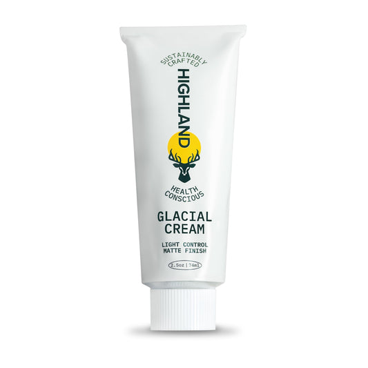 Highland Glacial Cream - Versatile hair styling cream that smooths, de-frizzes, texturizes & boosts curls. Natural, plant-derived, & made for all hair types. (2.5 oz)