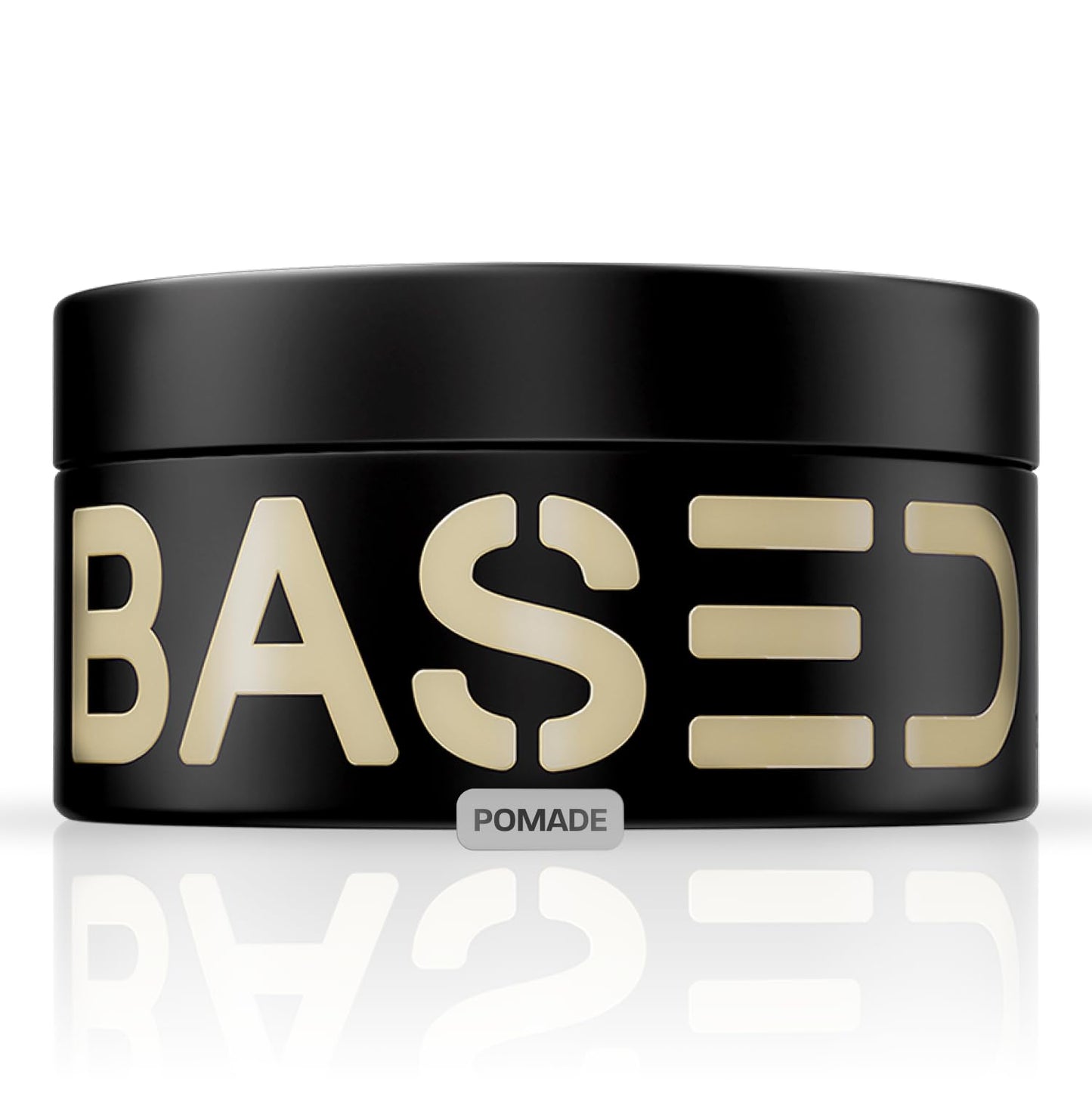 BASED Pomade for Men, Quality Hair Care with Medium Hold, Natural Shine & Fragrance, Easy to Apply & Great for All Hair Types, Hydrating and Nourishing Pomade (3 Oz Pack of 1)